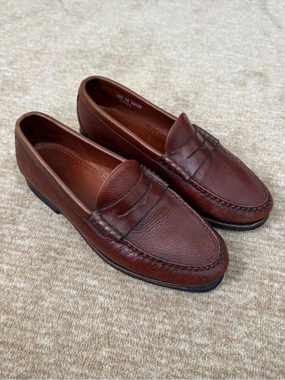 Allen Edmonds Holton Leather Penny Loafers 10.5 EEE
